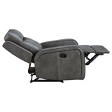 Raelynn - Upholstered Track Arm Recliner