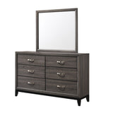 Contemporary 6 Drawer Dresser With Handles