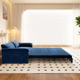 Queen Pull Out Sofa Bed, 3 In 1 Convertible Sleeper Sofa With Side Storage