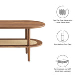47 Inch Harmonious Two - Tier Oval Coffee Table - Coffee Tables available at Alpine Outlets in Denver
