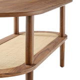 47 Inch Harmonious Two - Tier Oval Coffee Table - Coffee Tables available at Alpine Outlets in Denver