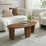 47 Inch Mid - Century Kidney - Shaped Coffee Table - Coffee Tables available at Alpine Outlets in Denver