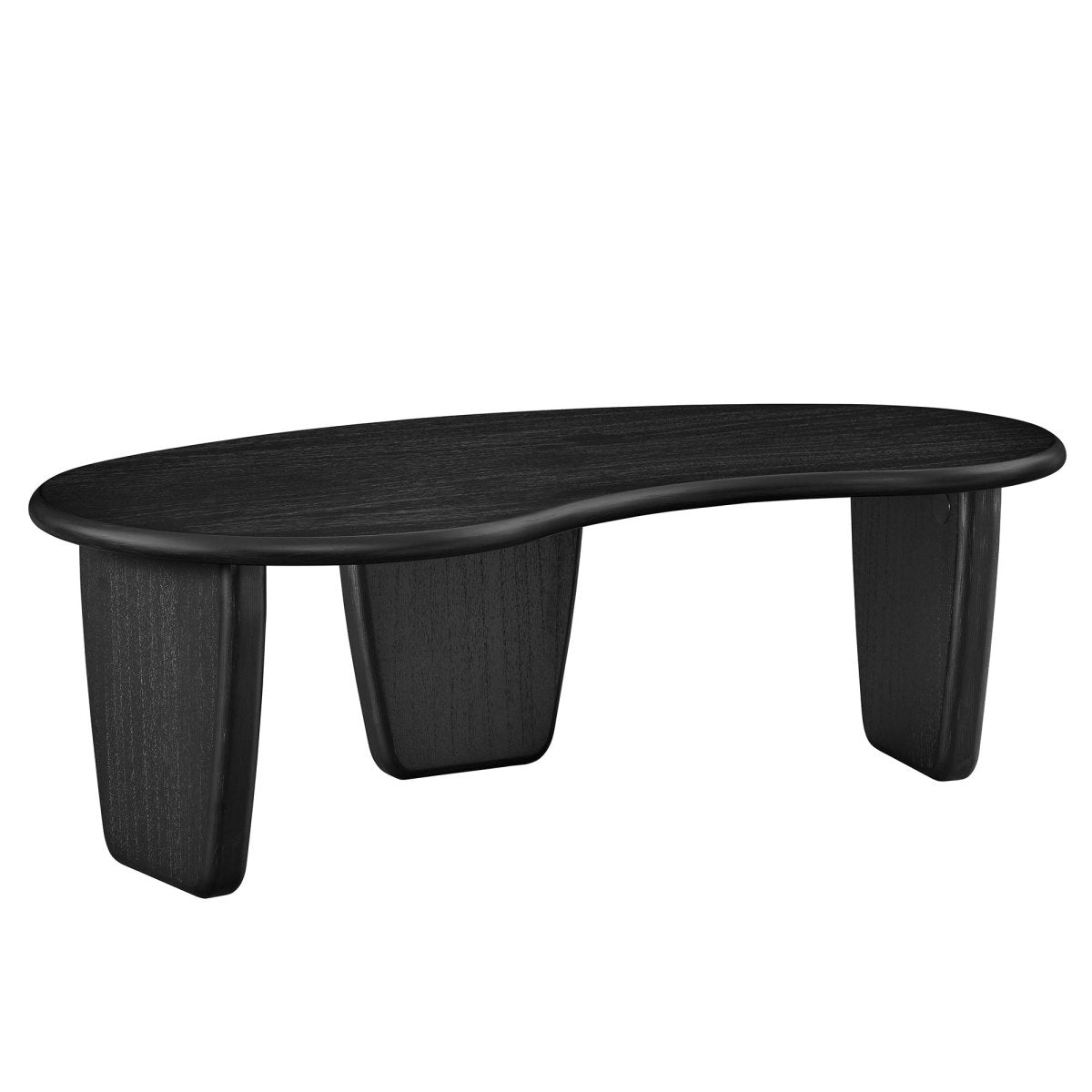47 Inch Mid - Century Kidney - Shaped Coffee Table - Coffee Tables available at Alpine Outlets in Denver