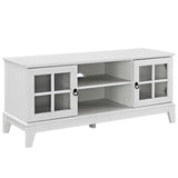 47 Inch Refreshing Coastal TV Stand in White - TV Stands available at Alpine Outlets in Denver