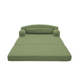 2 Seater Sofa Bed, Compact Foldable Floor Couch
