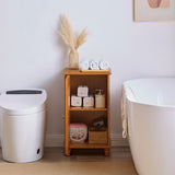 Floor Cabinet With Adjustable Shelf, Storage For Entryway