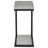 Snack Table With Industrial Base