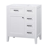 Modern Bathroom Vanity Base Only With Drawers, Freestanding Design