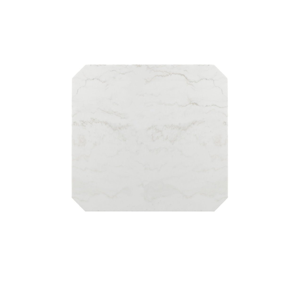 Francesca - 5 Piece Square Counter Dining Set (Table & Four Chairs) - White Marble