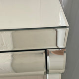 Console Table With 2 Drawers For Living Room - Silver