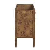 48" Brown Wood Bathroom Vanity Cabinet (Sink Basin Not Included) - Bathroom Fixtures - Alpine Outlets
