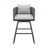 Alegria - Outdoor Patio Swivel Bar Stool Set