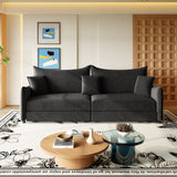 King Pull Out Sofa Bed, 3-In-1 Convertible Bed With 3 Pillows
