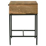 Wyrik - Rectangular Side End Table - Honey