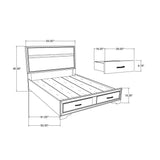 Ryder - 5 Piece Bedroom Set With Drawer Footboard