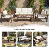 4 Piece Patio Sofa Set