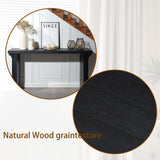 Console Table With Decorative Molding