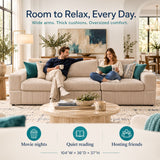 Oversized Modular Sectional Sofa 3 Piece Set, Flexible Layout For Living Room