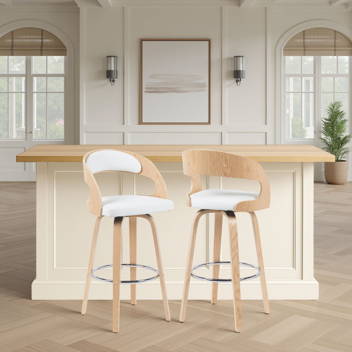 Shelly - 30" Bar Height Swivel Bar Stool