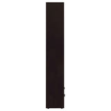 Maureen - 5 Shelf Bookcase With Drawer - Cappuccino