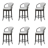 Otis - Upholstered Swivel Counter Height Barstool