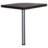 Ulloa - L Shape Desk With Mobile File Cabinet - Cappuccino