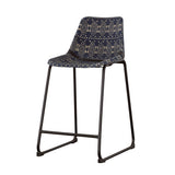 Claire - Canvas Upholstered Counter Chair (Set of 2) - Blue