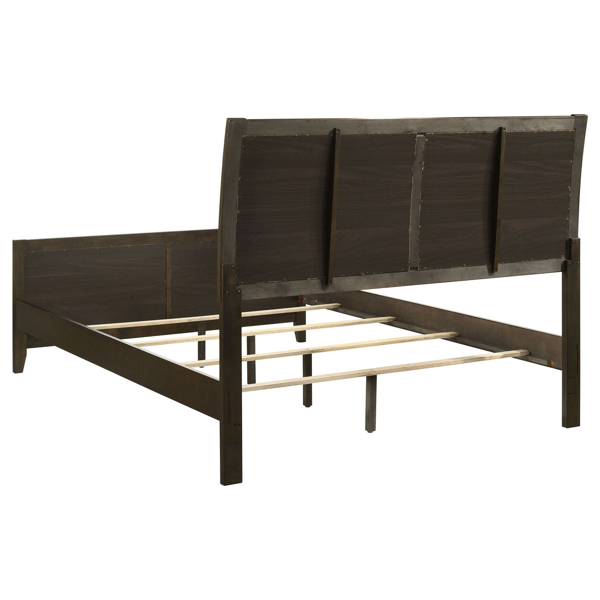 Clement - 4 Piece Queen Bedroom Set With Tufted Headboard - Dark Coffee