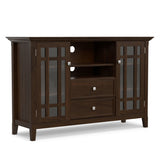 Bedford - Tall TV Media Stand - Dark Tobacco Brown