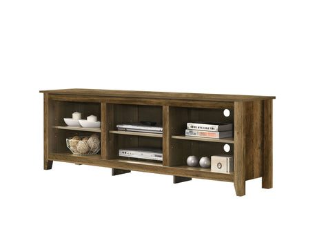 Benito - TV Stand With Open Shelves And Cable Management - TV Stands - Alpine Outlets
