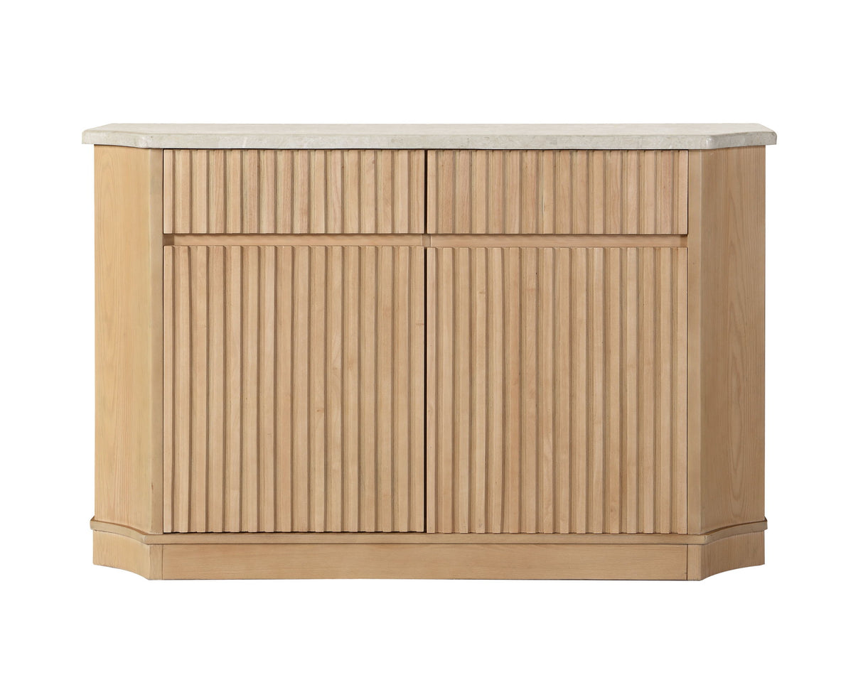 Qwin - Server - Natural Marble / Oak
