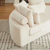 Semi Circular 2 In 1 Sofa Bed With Neck Pillow