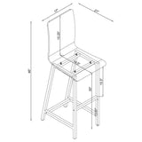 Garbo - 5 Piece Bar Set With Stools - Chrome