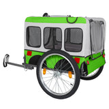 Large Folding Bike Trailer For Dogs - Green