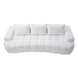 Extra Large Curved Front Compressed Sectional Sofa