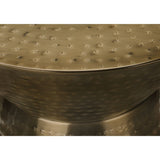 Drum Accent Side Table, Contemporary & Modern Elegant Design