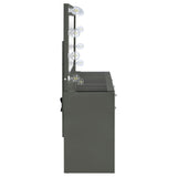 Fern - 7 Drawer Vanity Set With Mirror And Globe Lights