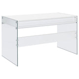 Barretta - 2 Drawer Writing Desk - Gloss White