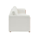 Modern 3 Seater Upholstered Couch Sofa For Living Room