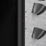Rifle Safe, Biometric & Keypad Lock, Adjustable Gun Racks With Built In Alarm System
