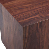 Luxurious Wood Grain Coffee Table Elegant Design For Living Room - Walnut