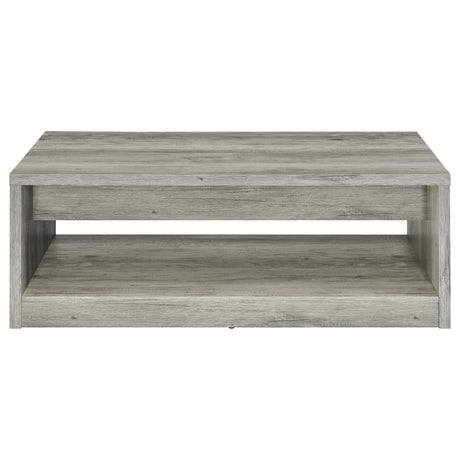 Nuberg - 2 Piece And End Table Set With Storage Drawers - Gray