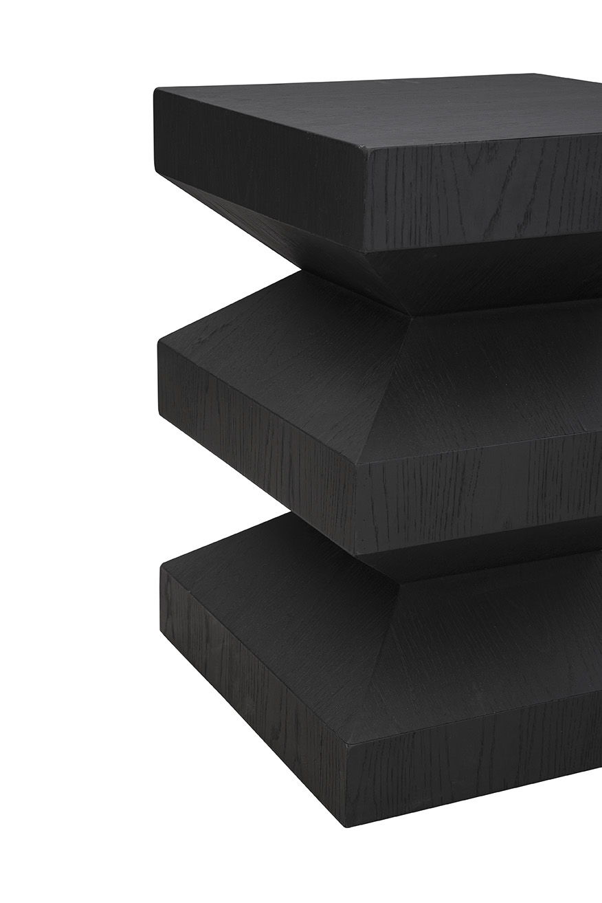 Plato's - End Table - Black