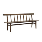 Lafayette - Bench - Dark Brown