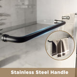 Double Sliding Shower Door With Explosion Proof Film