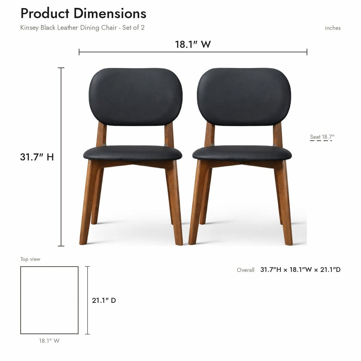 Kelsey - Stylish Dining Chair (Set of 2)