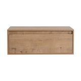 30" Wall Mounted Mirror Cabinet With Door - Imitative Oak