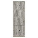 Conifer - 3 Shelf Media Tower - Gray