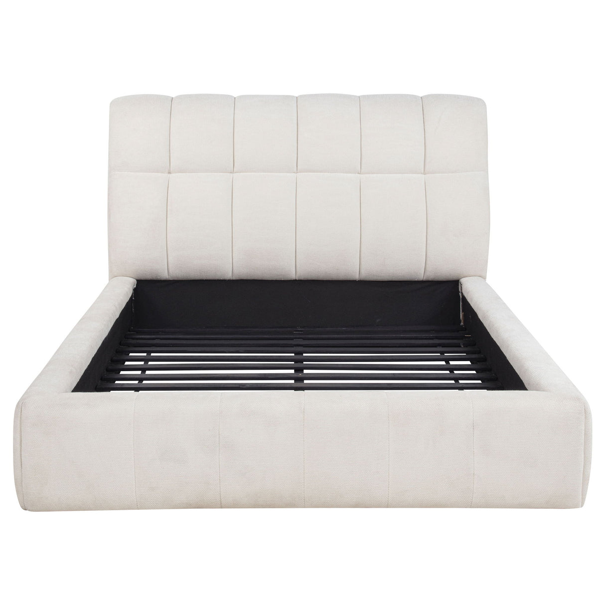 Branson - Platform Bed With Tufted Headboard