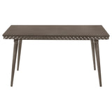 Perkins - 5 Piece Rectangular Dining Set With Chairs - Dark Brown